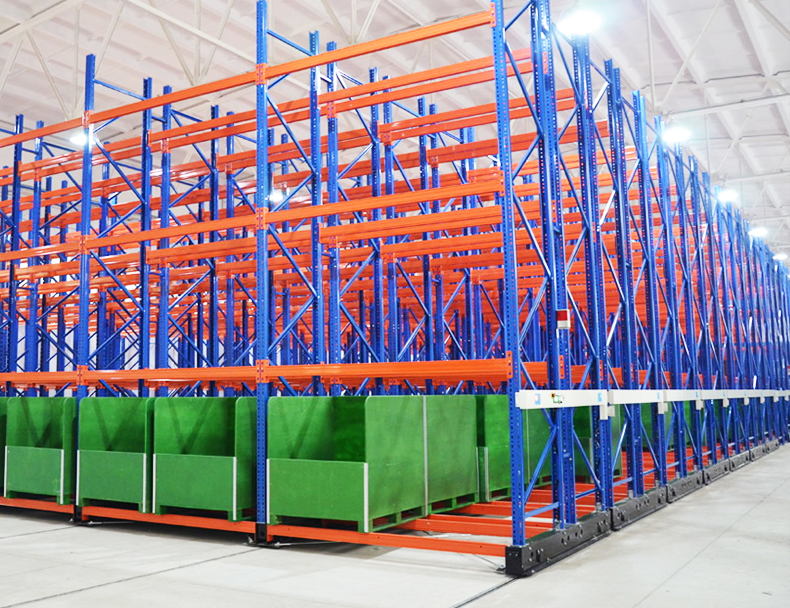 Electric mobile racking